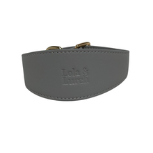 Load image into Gallery viewer, Light Grey | Vegan Leather Collar
